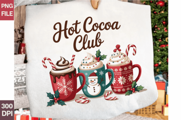 Download Hot Cocoa Club Christmas Mug Clipart PNG - Christmas mug Collection
