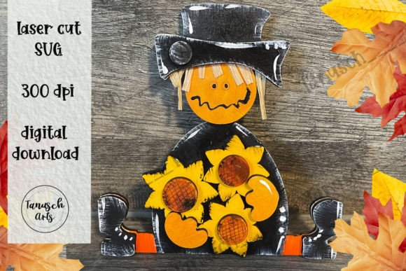 Download Halloween Cute Scarecrow Laser SVG - Cute scarecrow Collection