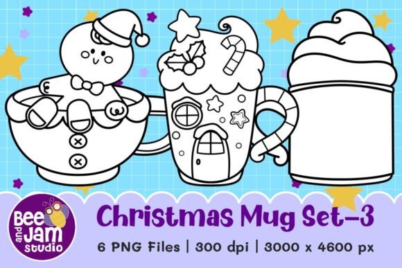 Download Christmas Mug Clipart Set-3 - Christmas mug Collection