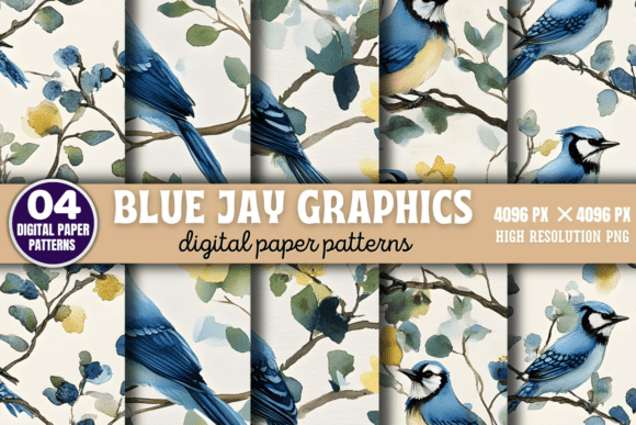 Download Blue Jay Graphics Patterns 2 - Graphic Collection