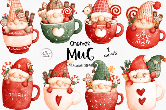 Download Christmas Mug Clipart, Christmas Gnome - Christmas mug Collection