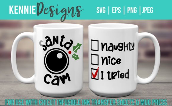 Download Funny Christmas Mug Template SVG Ink - Christmas mug Collection