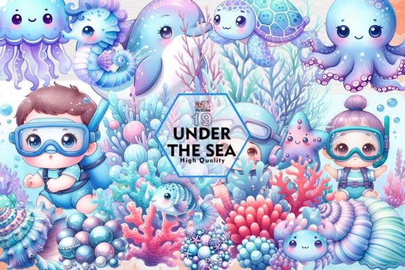 Download Under the Sea Clipart PNG Graphics - Graphic Collection