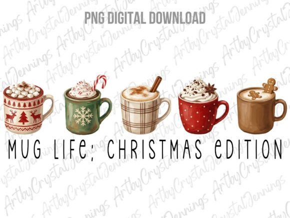 Download Holiday Christmas Mug Clipart PNG - Christmas mug Collection