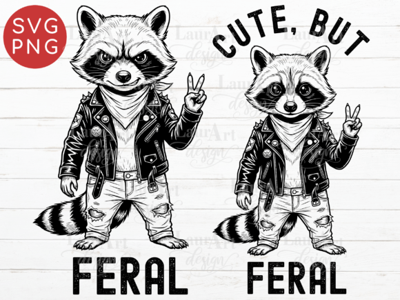 Download Feral Racoon Cute but Feral Biker Racoon - Racoon Collection