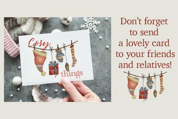 Download Watercolor Winter Decor Clipart Graphic - Graphic Collection