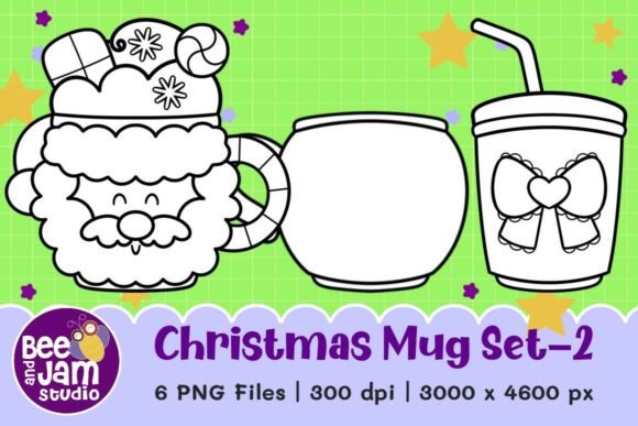 Download Christmas Mug Clipart Set-2 - Christmas mug Collection